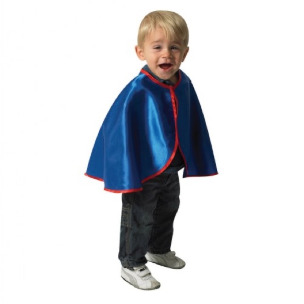 CHILDREN’S FACTORY Pretend Play Blue and Red Super Hero Cape